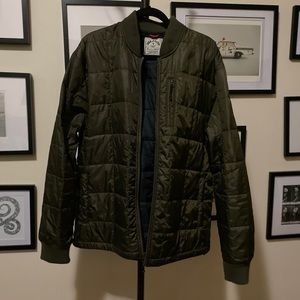 Iron & Resin Men’s Green Bomber Jacket XL